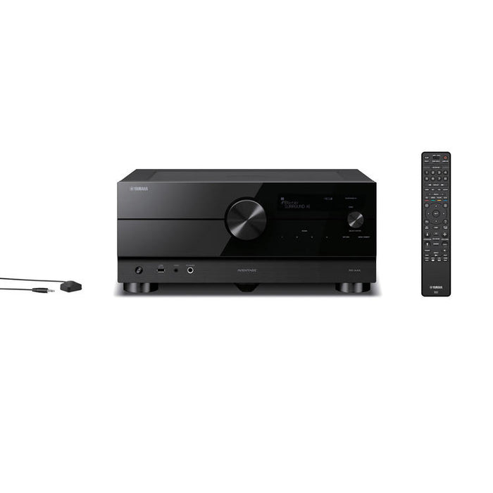 Yamaha RXA4A | 7.2 Home Theater AV Receiver - Aventage Series - HDMI 8K - MusicCast - HDR10+ - 100W at 7.2 channels - Zone 2 - Black-SONXPLUS Thetford Mines