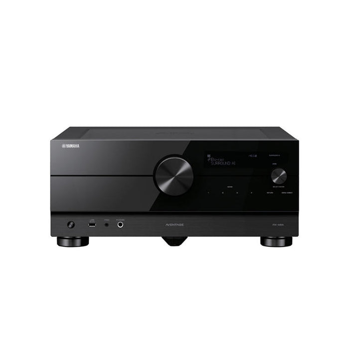 Yamaha RXA8A | 11.2 Home Theater AV Receiver - Aventage Series - HDMI 8K - MusicCast - HDR10+ - 150W X 11 with Zone 3 - Black-SONXPLUS Thetford Mines