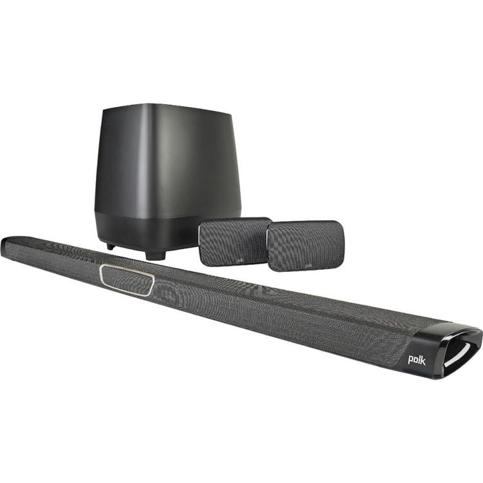 Polk MagniFi MAX SR | Système Cinéma maison 5.1 - Barre de son Max - 1 Caisson de graves sans fil - 2 Haut-parleurs surround sans fil - Noir-SONXPLUS Thetford Mines