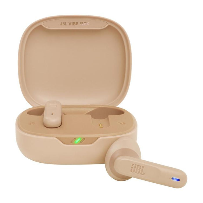 JBL Vibe Flex | In-Ear Headphones - Wireless - Bluetooth - Stick-open design - Smart Ambient Technology - Beige-SONXPLUS Thetford Mines