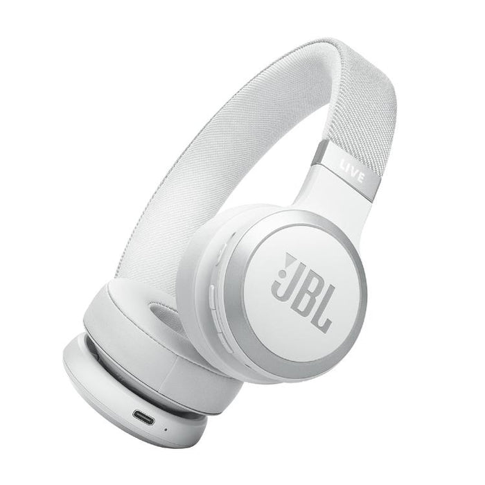JBL Live 670NC | Around-Ear Headphones - Wireless - Bluetooth - White-SONXPLUS Thetford Mines