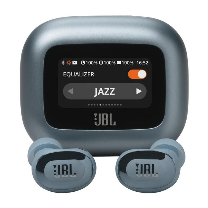 JBL Live Buds 3 | Écouteurs intra-auriculaires - Écran tactile LED 1,45" - Bluetooth - Bleu-SONXPLUS Thetford Mines