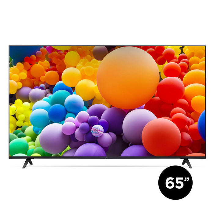 LG 65UT7570PUB | Téléviseur 65" - 4K Ultra HD - DEL - Série UT7570 - HDR - Smart WebOS - 60 Hz natif - Processeur IA a5 Gen7 4K - Noir-SONXPLUS Thetford Mines