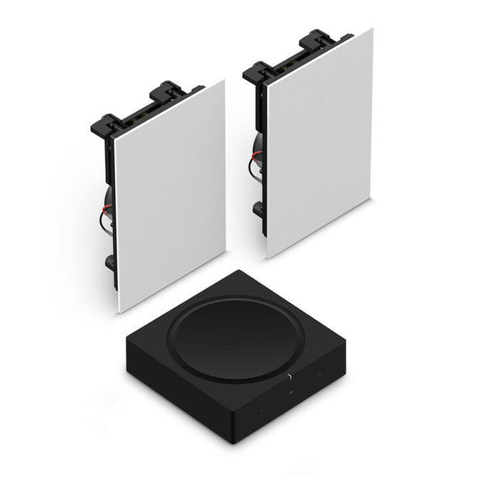 Sonos | In-Wall Package - Amp + 2 In-Wall Speakers by Sonance - Wi-Fi-SONXPLUS Thetford Mines