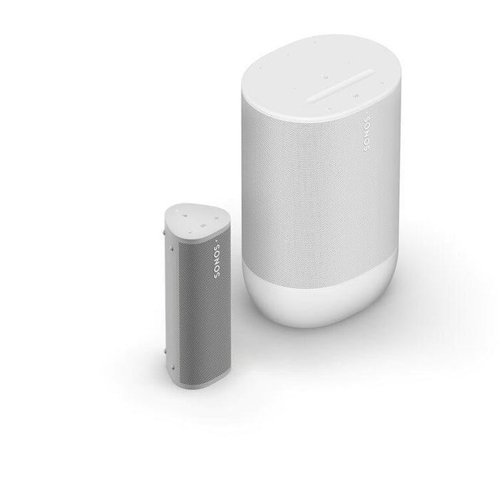 Sonos | Ensemble portatif incluant le Roam 2 et le Move 2 - Blanc-SONXPLUS Thetford Mines