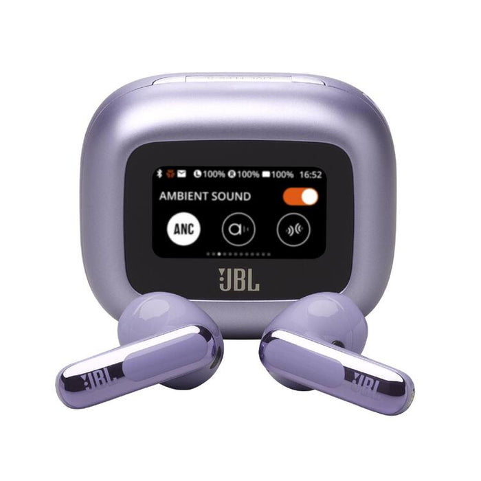 JBL Live Flex 3 | In-ear headphones - Wireless - Noise reduction - 1.45" touch screen - Purple