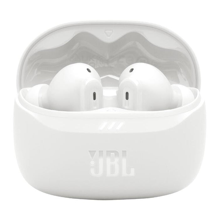 JBL Tune Beam 2 | Écouteurs intra-auriculaires - 100% Sans fil - Bluetooth - Smart Ambient - 6 Microphones - Blanc