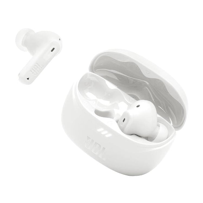 JBL Tune Beam 2 | Écouteurs intra-auriculaires - 100% Sans fil - Bluetooth - Smart Ambient - 6 Microphones - Blanc
