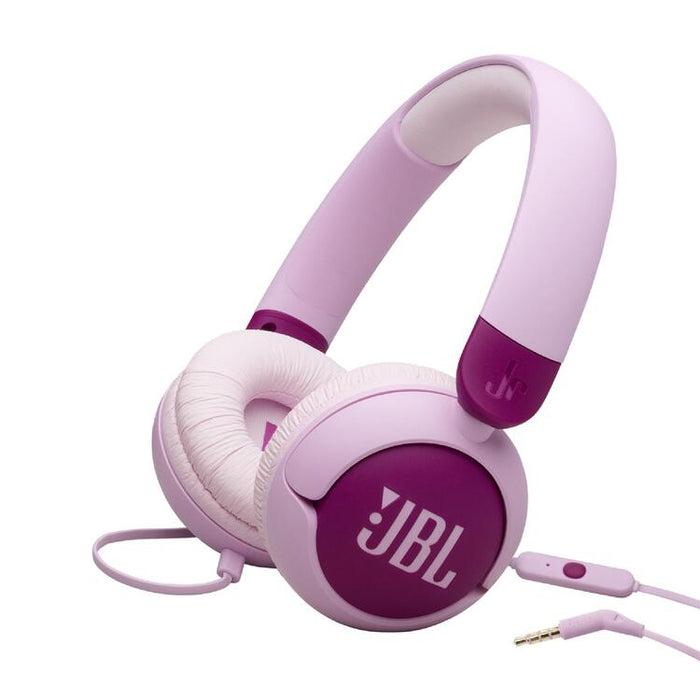 JBL JR320 | Écouteurs filaires circum-auriculaires pour enfant - JBL Safe Sound - Microphone - Mauve