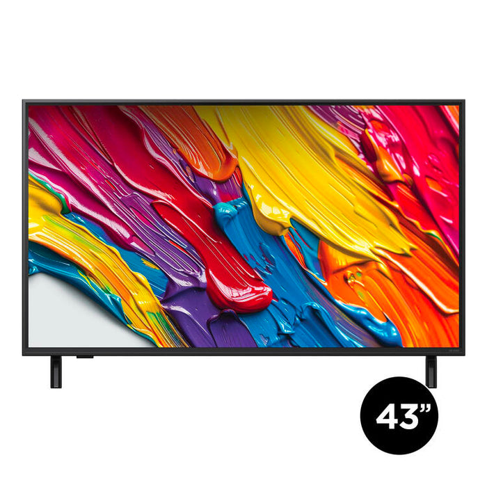 LG 43QNED82AUA | 43" QNED 4K Television - UHD 4K - QNED82A Series - 60Hz - Processor IA a7 4K Gen8 - Black
