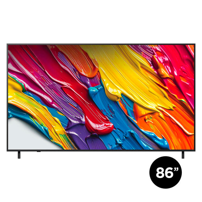 LG 86QNED82AUA | Téléviseur 86" QNED 4K - UHD 4K - Série QNED82A - 60Hz - Processeur IA a7 4K Gen8 - Noir