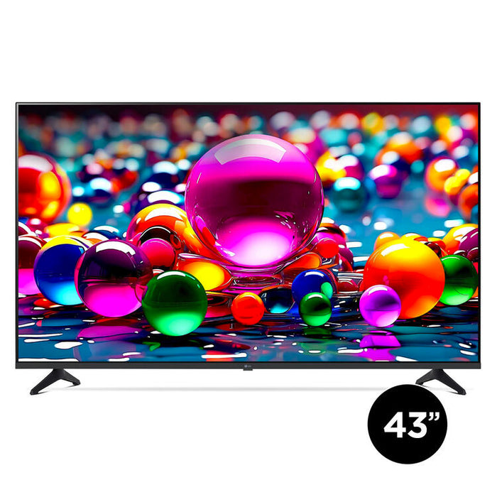 LG 43UA7700PUB | Téléviseur 43" - 4K Ultra HD - DEL - Série UA7700 - HDR - Smart WebOS - 60 Hz natif - Processeur IA a7 Gen8 4K - Noir | Sonxplus Thetford Mines