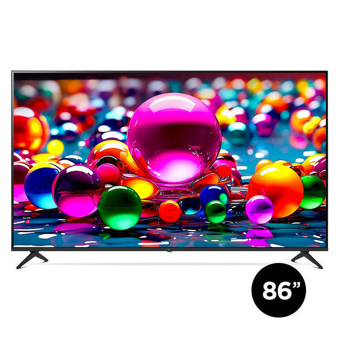 LG 86UA7700PUA | Téléviseur 86" - 4K Ultra HD - DEL - Série UA7700 - HDR - Smart WebOS - 60 Hz natif - Processeur IA a7 Gen8 4K - Noir | Sonxplus Thetford Mines
