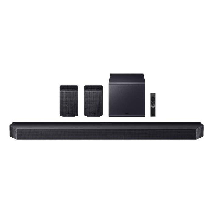 Samsung HW-Q990F | Barre de son - 11.1.4 canaux - Dolby ATMOS - Caisson de graves + Haut-parleurs arrière sans fil - 756W - Q-Symphony - Noir-Sonxplus Thetford Mines.com