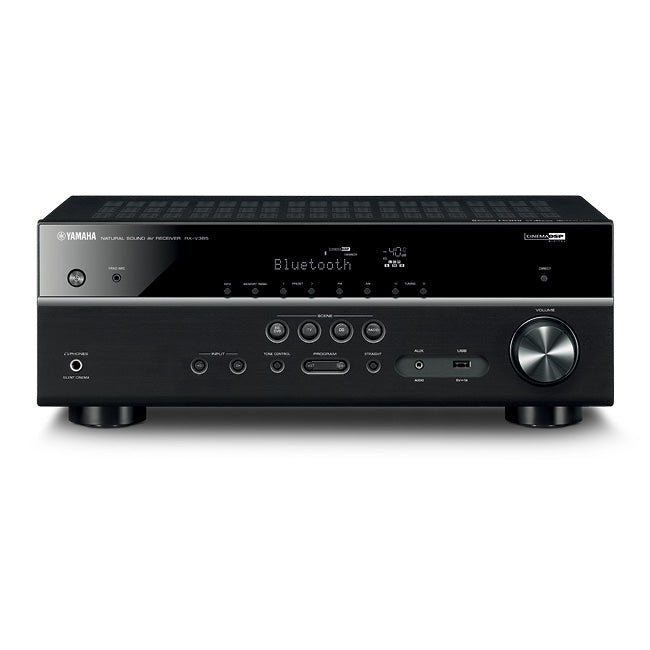Yamaha RXV385B | Récepteur AV cinéma maison 5.1 Canaux - Bluetooth - 4K - 70W - HDMI - YPAO - Noir-SONXPLUS Thetford Mines