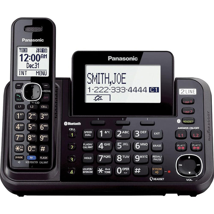 Panasonic KX-TG9541B | Cordless phone - 1 handset - Answering machine - Black-SONXPLUS Thetford Mines