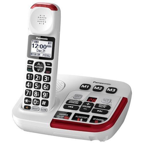 Panasonic KX-TGM490S | Cordless phone - 1 handset - Answering machine - Amplified 3X - Silver-SONXPLUS Thetford Mines