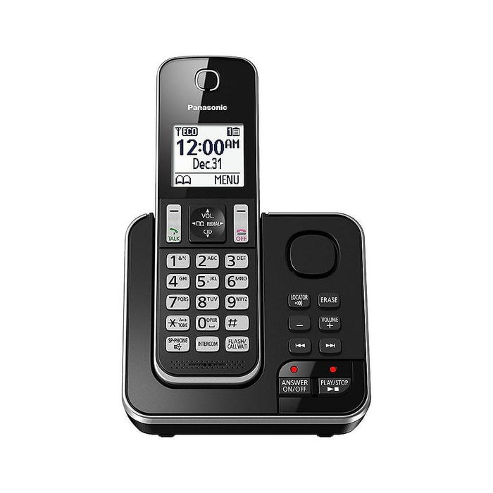 Panasonic KX-TGD390B | Cordless phone - 1 handset - Answering machine - Black-SONXPLUS Thetford Mines