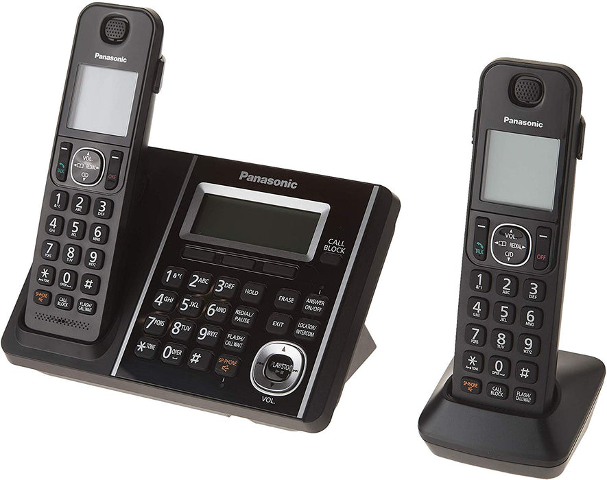 Panasonic KX-TGF342B | Cordless phone - 2 handsets - Answering machine - Black-SONXPLUS Thetford Mines