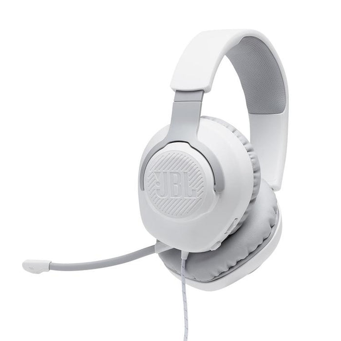 JBL Quantum 100 | Casque de jeu filaire circum-auriculaire - Blanc-SONXPLUS Thetford Mines