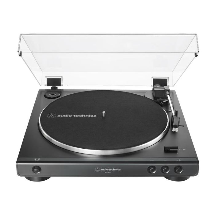 Audio Technica AT-LP60XBK | Stereo Turntable - Belt Drive - Fully Automatic - Black-SONXPLUS Thetford Mines