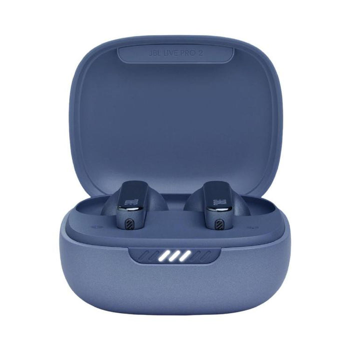 JBL Live Pro 2 TWS | Écouteurs intra-auriculaires - 100% Sans fil - Bluetooth - Smart Ambient - 6 Microphones - Bleu-SONXPLUS Thetford Mines