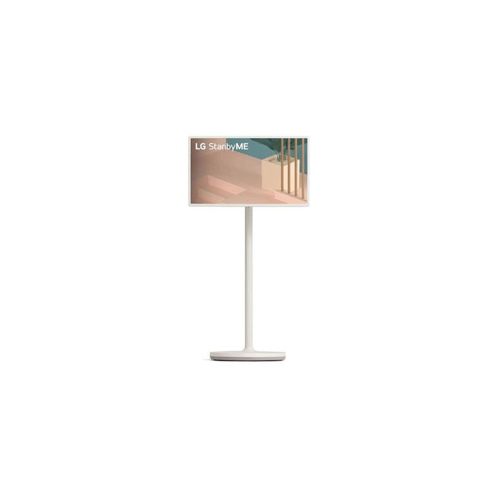 LG StanbyME - 27ART10AKPL | Téléviseur intelligent 27" DEL - 4K FHD - Sur support - Sans fil - Tactile - Rotation complète - Batterie intégrée-SONXPLUS Thetford Mines