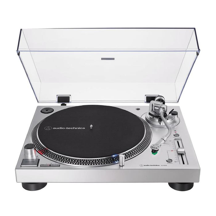 Audio Technica AT-LP120XUSB-SV | Table tournante - Entraînement direct - Analogique et USB - Argent-SONXPLUS Thetford Mines