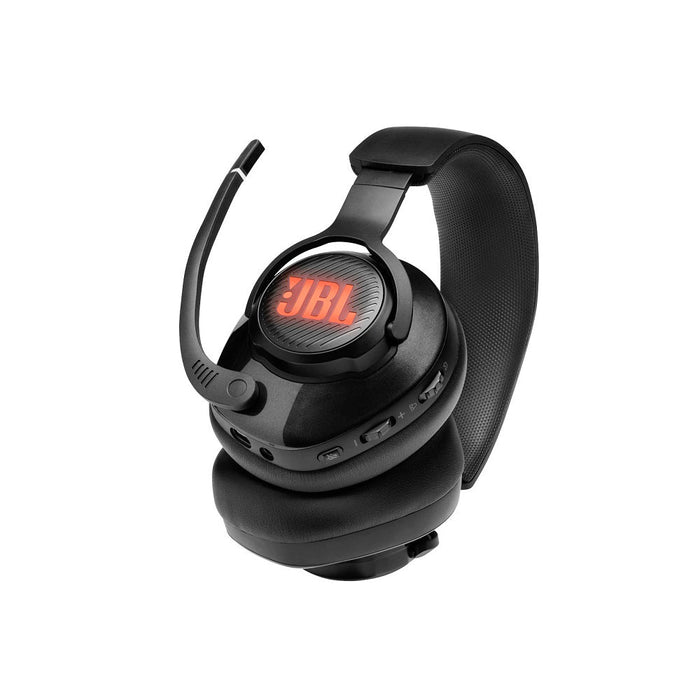 JBL Quantum 400 | Casque de jeu filaire circum-auriculaire - Micro rétractable - USB - Noir-SONXPLUS.com