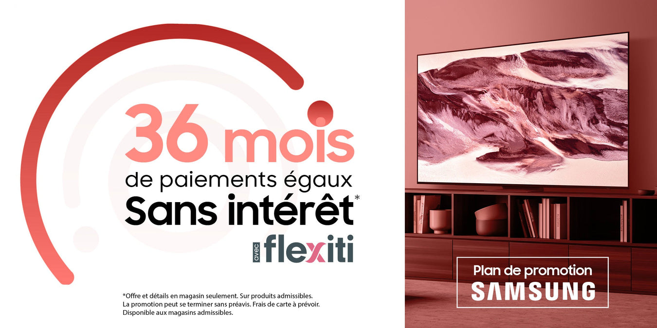 36 Months Equal Payments - No Interest - Flexiti Samsung | Sonxplus Thetford Mines