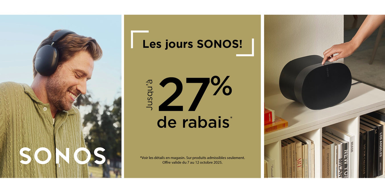 Modèles Sonos admissibles pour les jours Sonos : | Sonxplus Thetford Mines