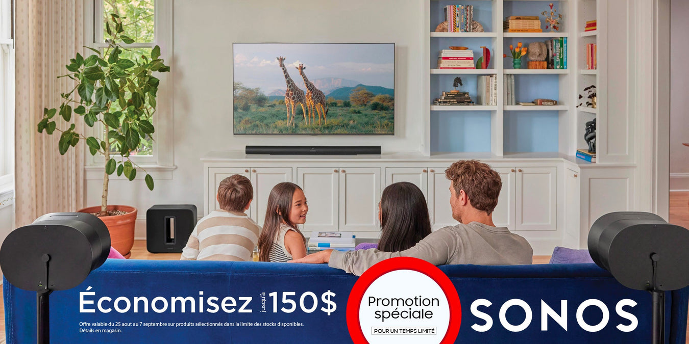 Promotion pour la fête du Travail avec Sonos : | Sonxplus Thetford Mines