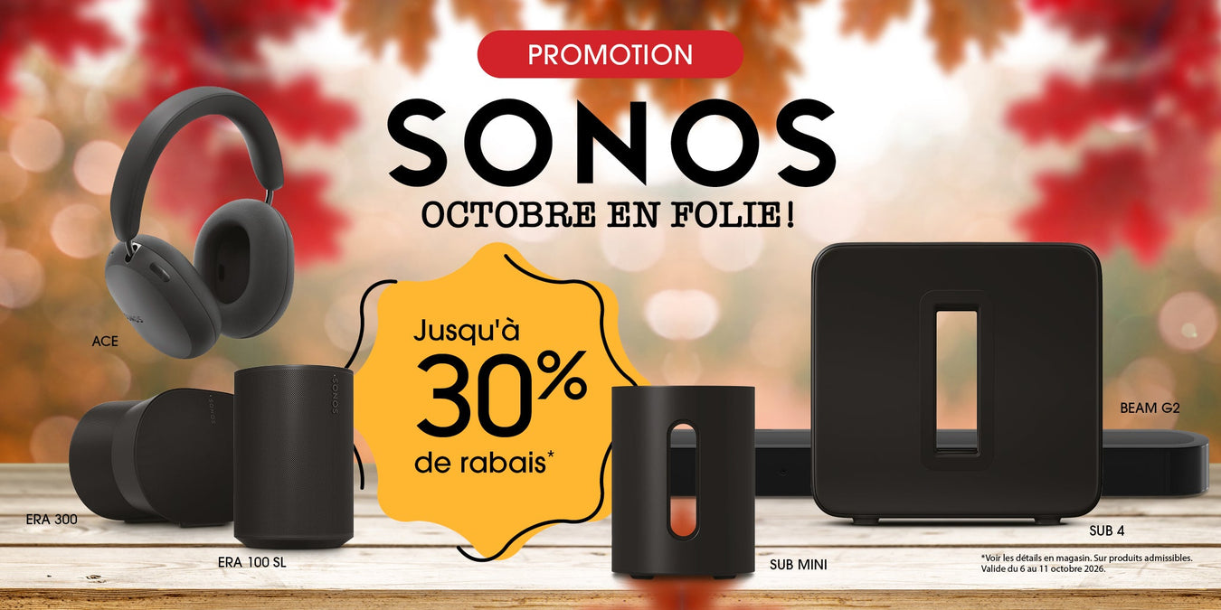 Eligible Sonos products: | Sonxplus Thetford Mines