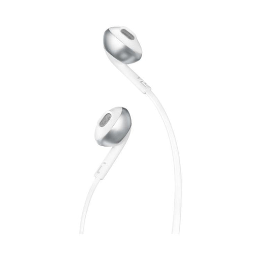 JBL Tune 205 | Écouteurs filaire intra-auriculaires - JBL Pure Bass - Microphone - Chrome-SONXPLUS Thetford Mines