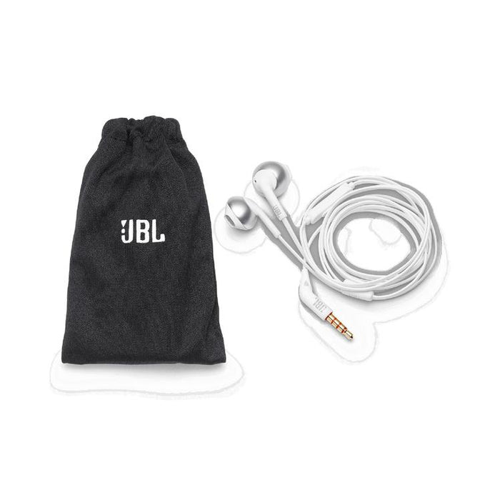 JBL Tune 205 | Écouteurs filaire intra-auriculaires - JBL Pure Bass - Microphone - Chrome-SONXPLUS Thetford Mines