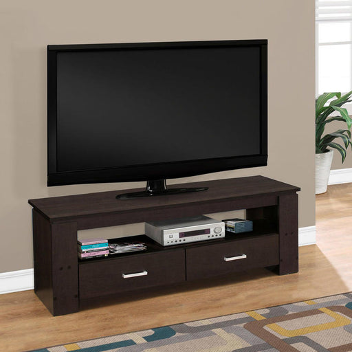 Monarch Specialties I 2600 | Meuble TV - 48" - 2 Tiroirs de rangement - Espresso-SONXPLUS Thetford Mines