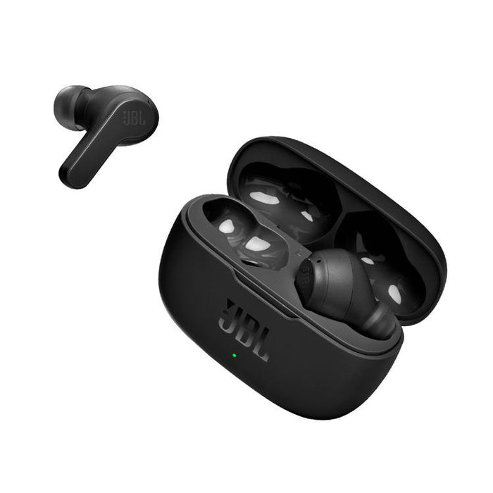 JBL Vibe 200TWS | 100% Wireless In-Ear Headphones - Bluetooth - JBL Deep Bass Sound - Microphone - Black-SONXPLUS Thetford Mines