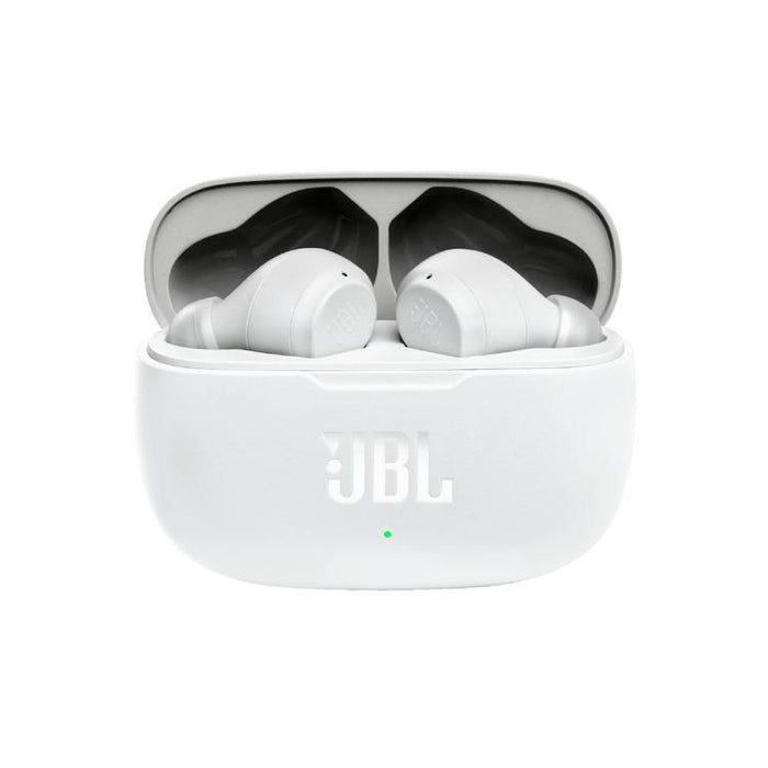 JBL Vibe 200TWS | 100% Wireless In-Ear Headphones - Bluetooth - JBL Deep Bass Sound - Microphone - White-SONXPLUS Thetford Mines