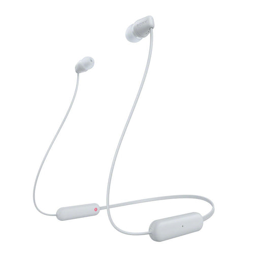 Sony WI-C100 | In-ear headphones - Wireless - Bluetooth - Around the neck - Microphone - IPX4 - White-SONXPLUS Thetford Mines