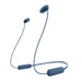 Sony WI-C100 | In-ear headphones - Wireless - Bluetooth - Around the neck - Microphone - IPX4 - Blue-SONXPLUS Thetford Mines