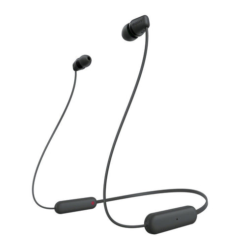 Sony WI-C100 | In-ear headphones - Wireless - Bluetooth - Around the neck - Microphone - IPX4 - Black-SONXPLUS Thetford Mines