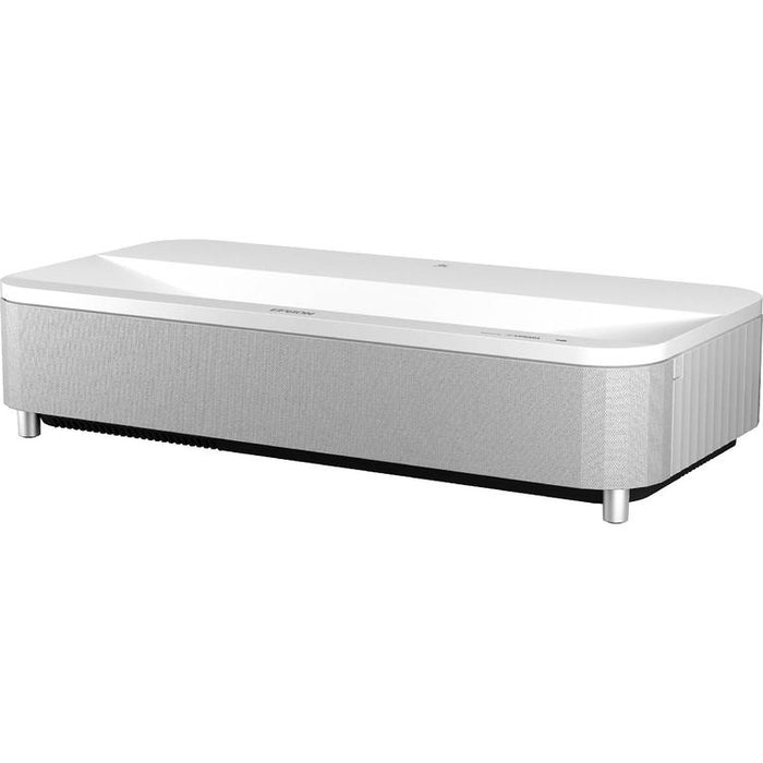 Epson EpiqVision Ultra LS800 | Projecteur laser multimédia intelligent - Technologie 3LCD à très courte portée - 3 puces - 16:9 - 4K Pro-UHD - Blanc-SONXPLUS Thetford Mines