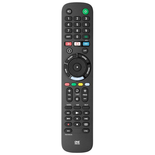 One for All URC4812R | Direct replacement remote control for any Sony TV - Replacement Series - Black-SONXPLUS Thetford Mines