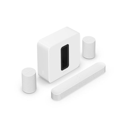 Sonos | Ensemble immersif haut de gamme avec Beam - Sub - Era 100 - Blanc-SONXPLUS Thetford Mines