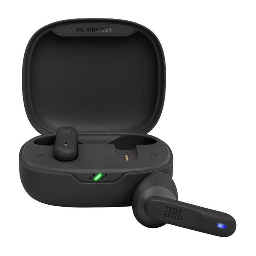 JBL Vibe Flex | In-Ear Headphones - Wireless - Bluetooth - Stick-open Design - Smart Ambient Technology - Black-SONXPLUS Thetford Mines