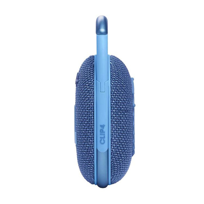 JBL Clip 4 Eco | Haut-parleur - Ultra-portable - Étanche - Bluetooth - Mousqueton intégré - Bleu-SONXPLUS Thetford Mines