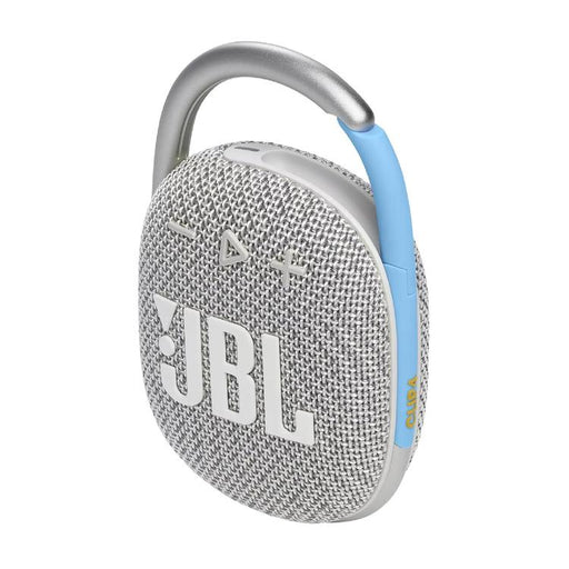JBL Clip 4 Eco | Speaker - Ultra-portable - Waterproof - Bluetooth - Integrated carabiner - White-SONXPLUS Thetford Mines