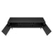 Monarch Specialties I 2781 | Meuble pour téléviseur 72'' - Base noir - Avec 2 portes simili-bois-SONXPLUS Thetford Mines