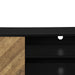 Monarch Specialties I 2781 | Meuble pour téléviseur 72'' - Base noir - Avec 2 portes simili-bois-SONXPLUS Thetford Mines
