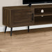 Monarch Specialties I 2717 | Meuble pour téléviseur 72'' - Simili-bois brun - Avec 2 portes-SONXPLUS Thetford Mines